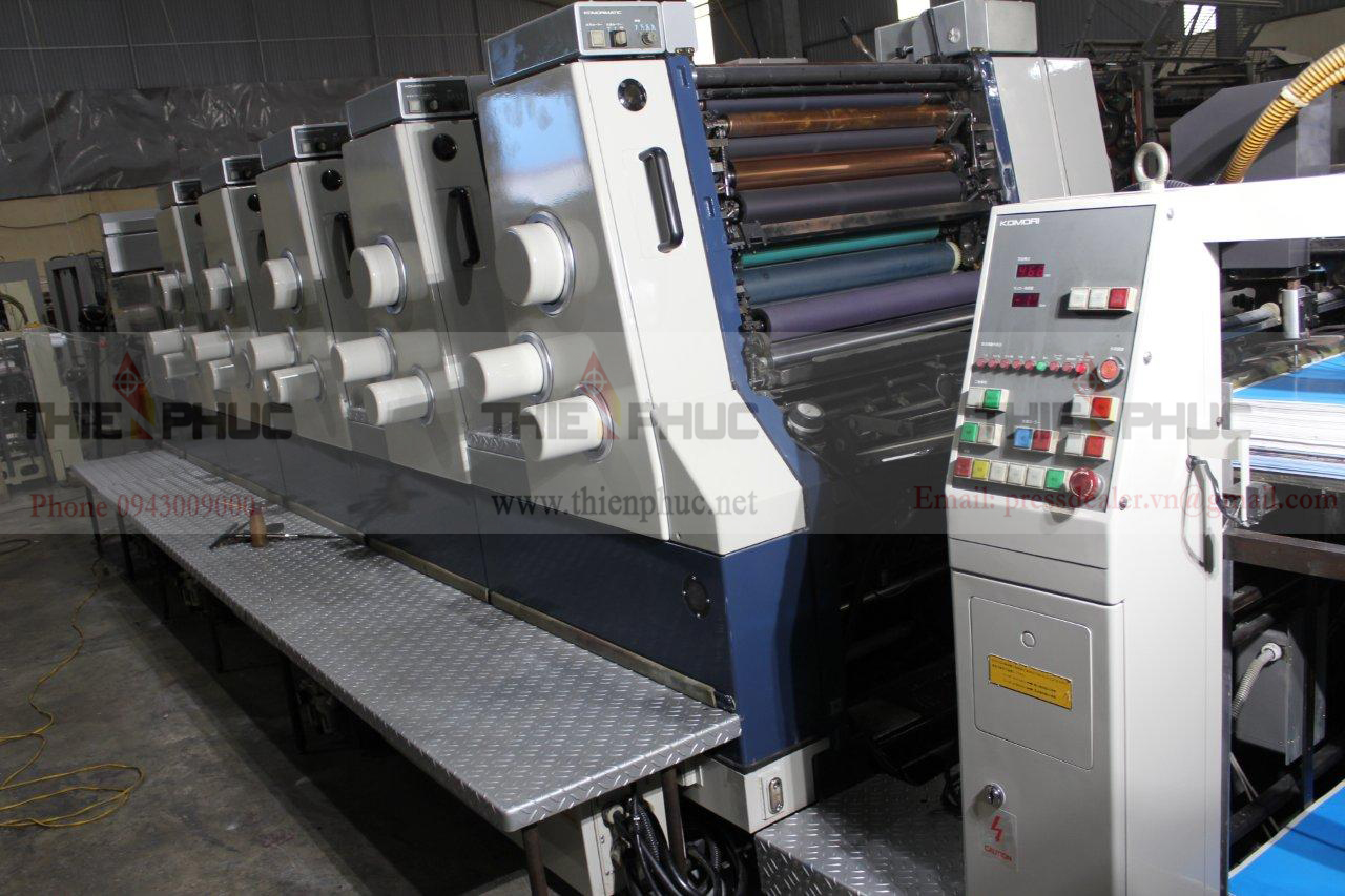 Máy in 5 màu Komori Lithrone L526 TP252