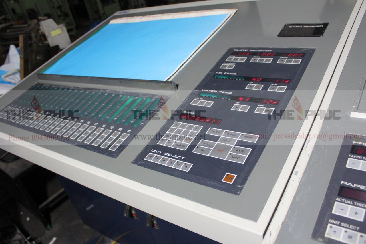 Máy in 5 màu Komori Lithrone L526 TP252